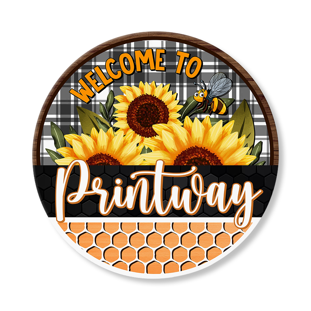 Round Wooden Sign - 9mm