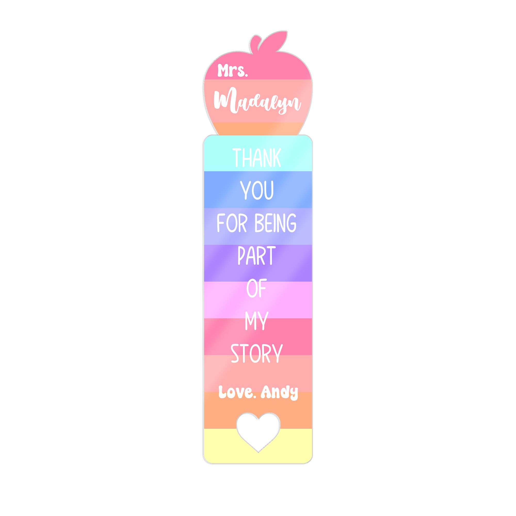 Acrylic Bookmark