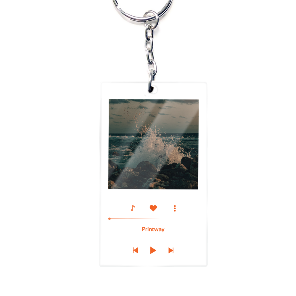 Transparent Acrylic Keychain