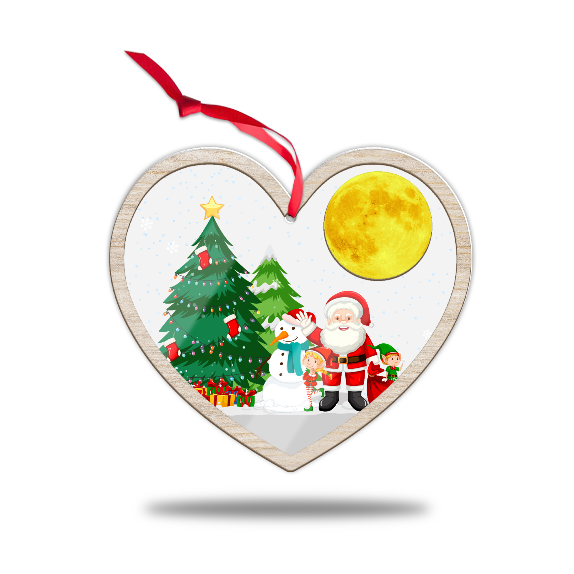 2 Layered Mix Piece Ornament