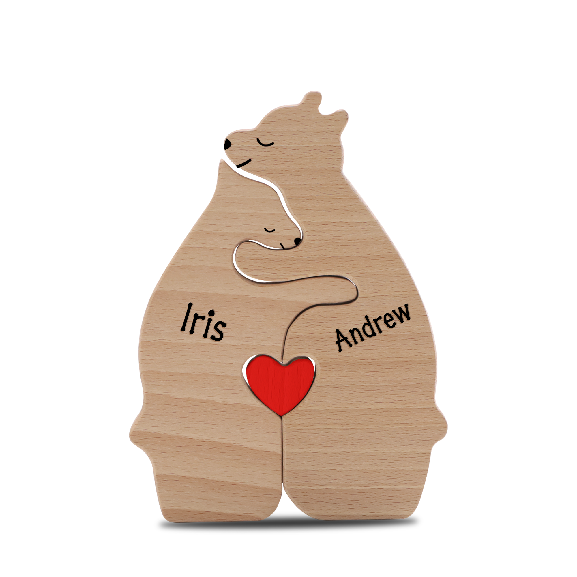 Wooden Animal Family Puzzle