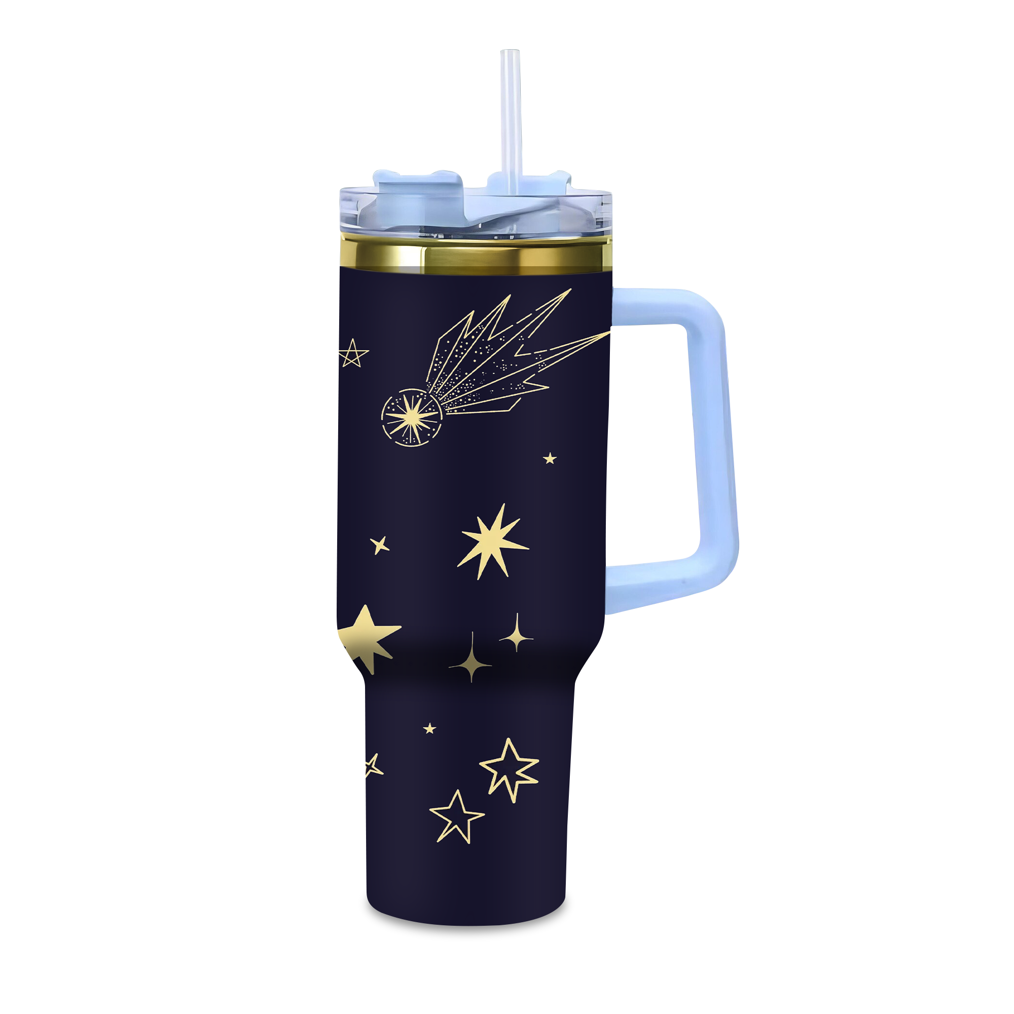 40Oz Gold Stainless Steel Tumbler