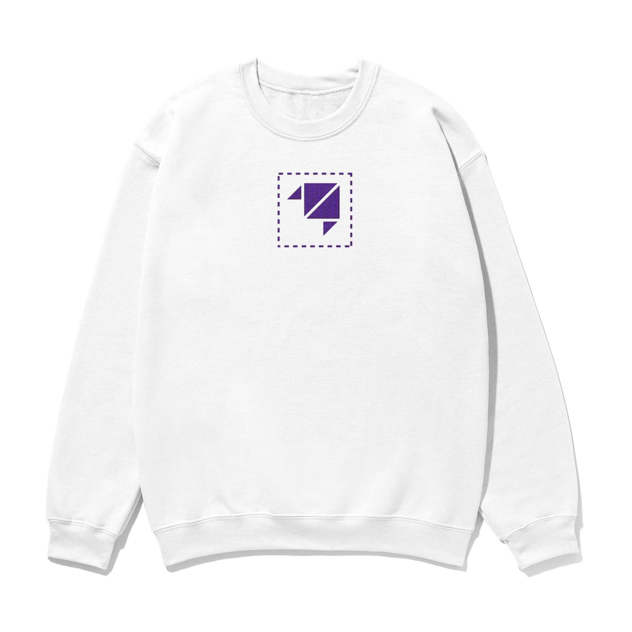 Standard Unisex Embroidered Crewneck Sweatshirt (Center)