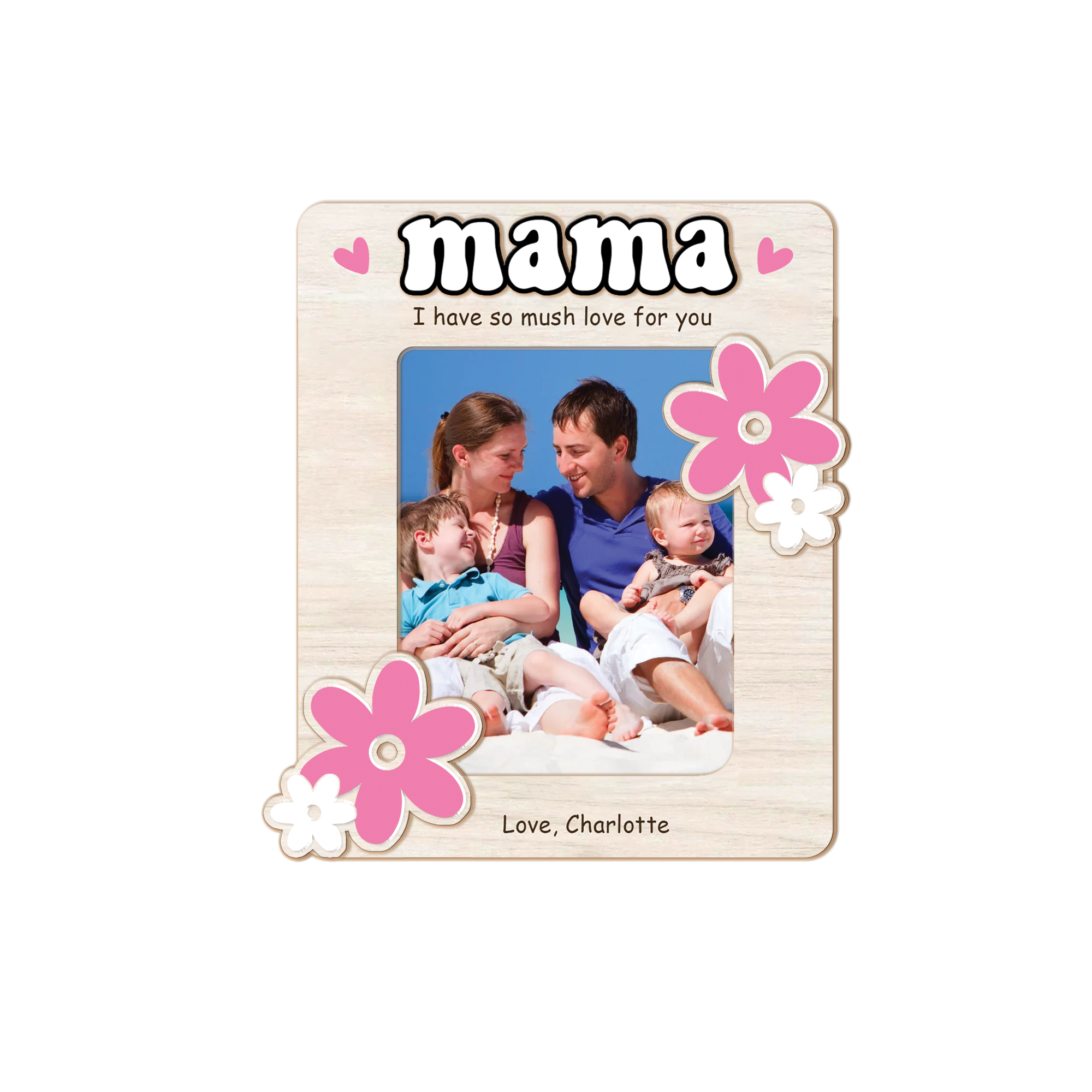 5 Layered Fridge Photo Magnet