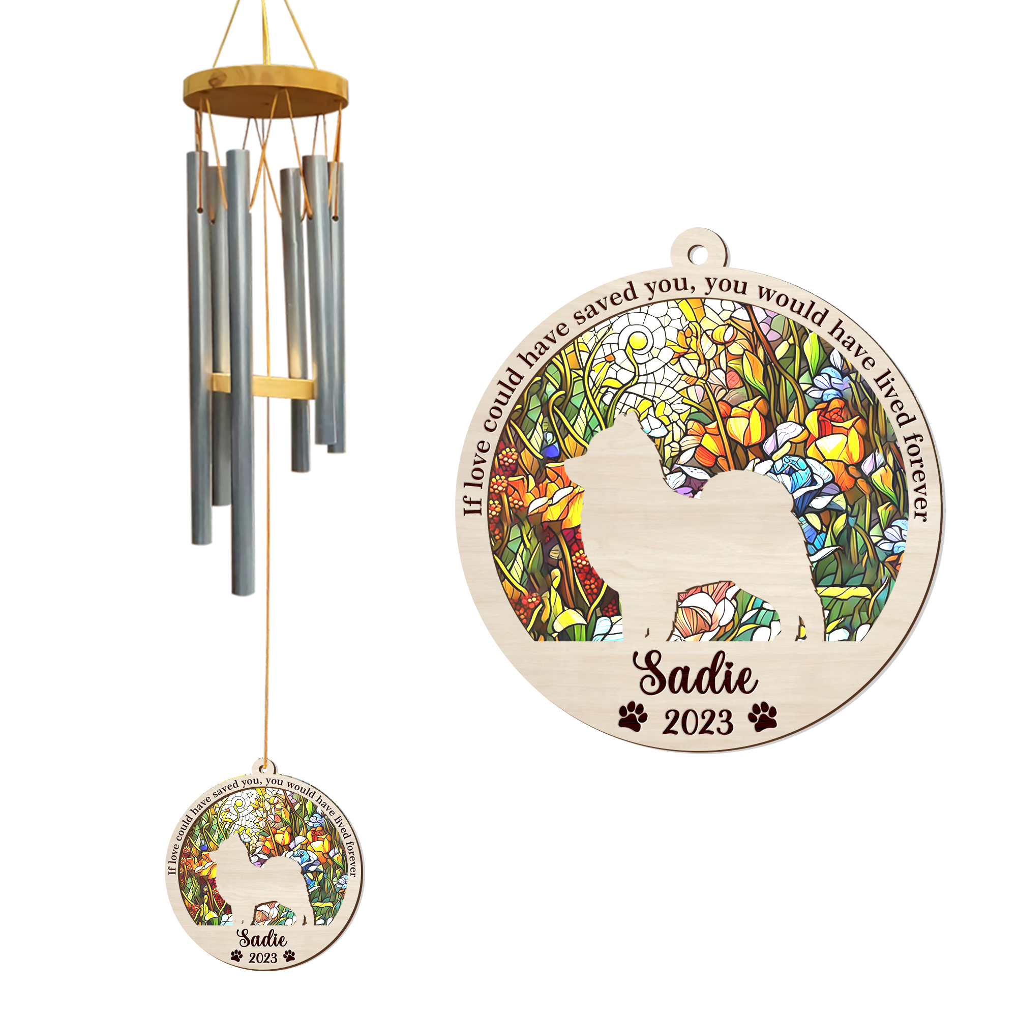 Wind Chimes Suncatcher