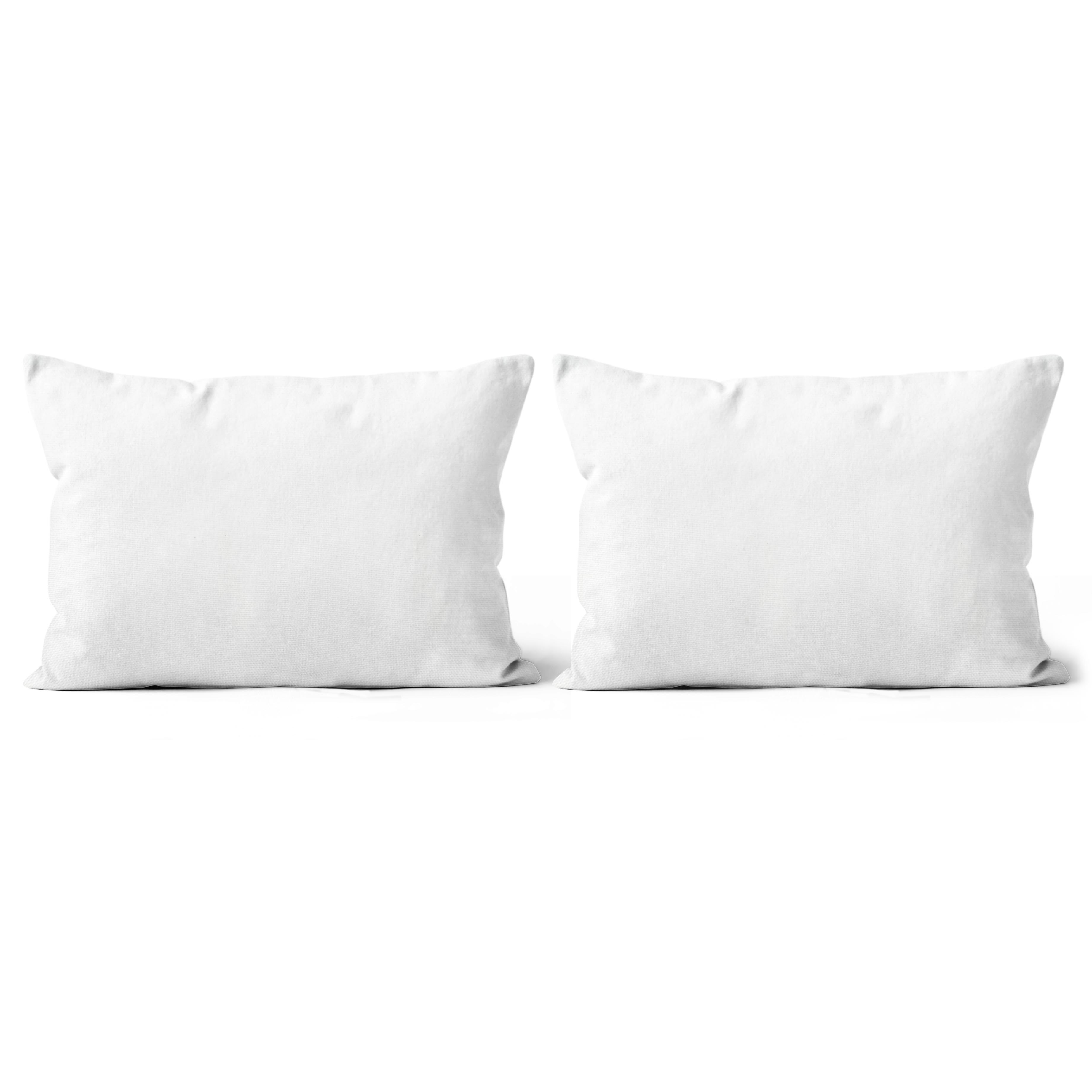 All-over Print Canvas Throw Pillow Set (13x19)