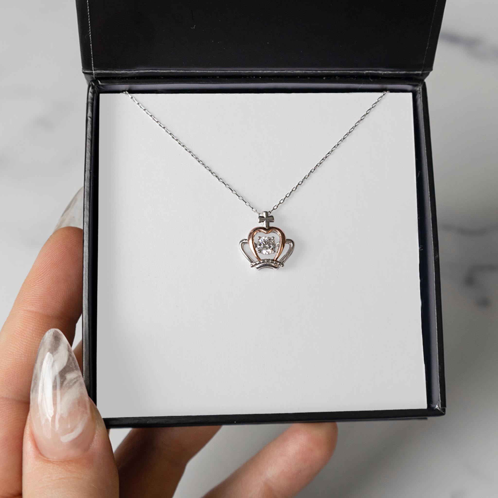Crown Pendant Necklace