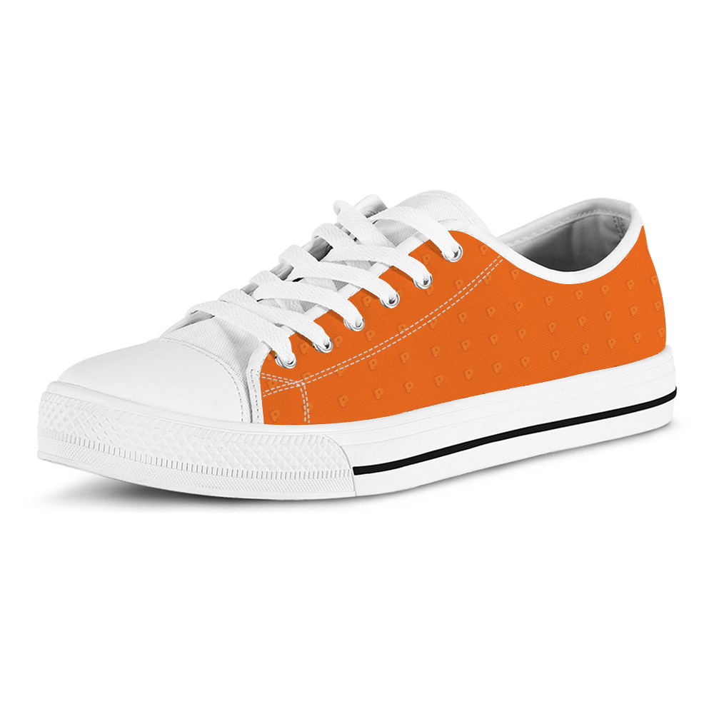 Adult White Low Top Canvas Shoes