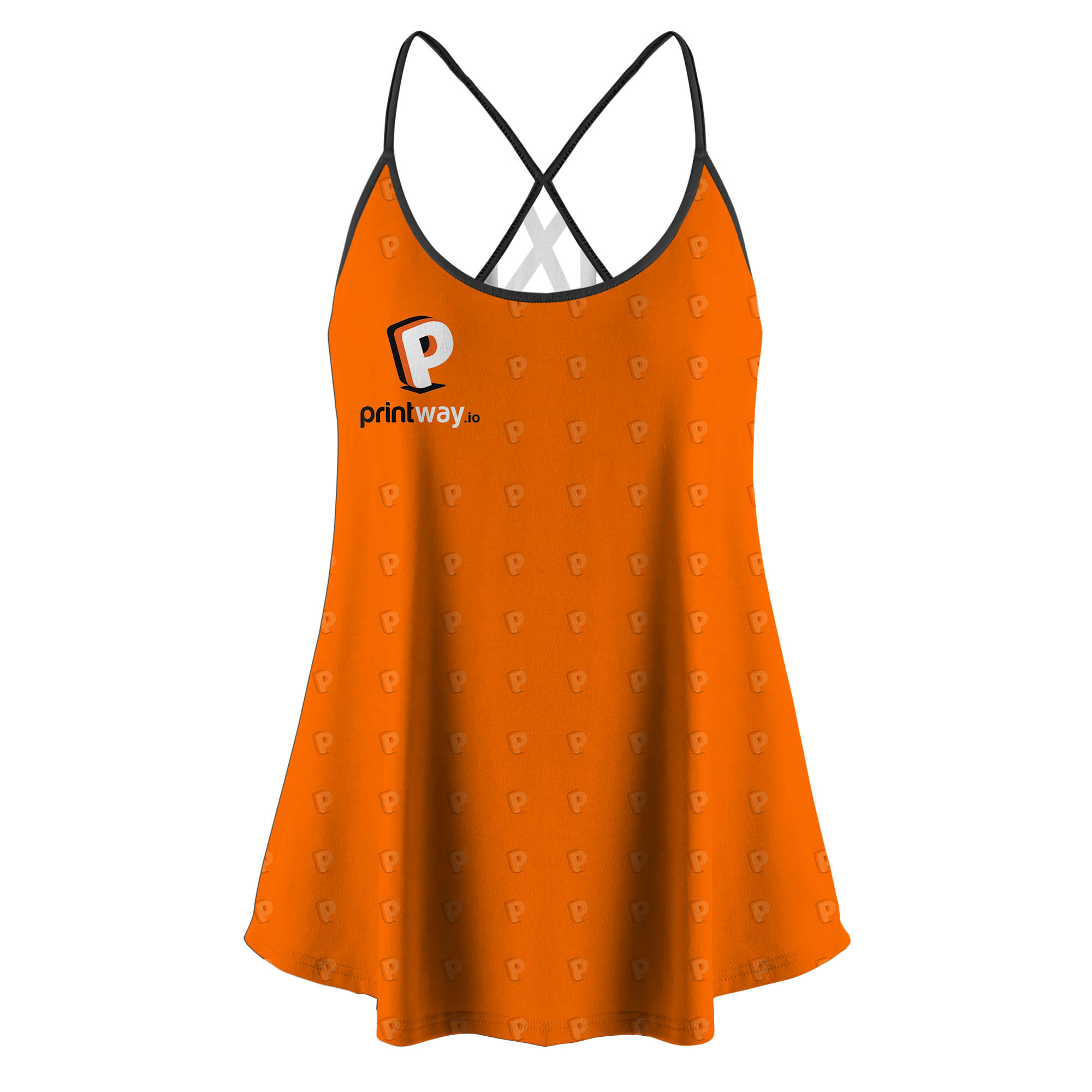 AOP Criss-Cross Tank Top