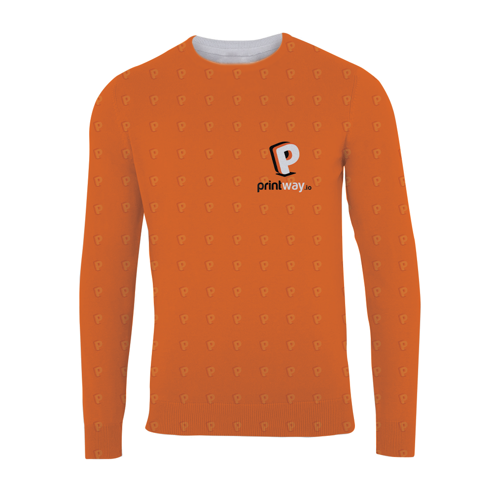 AOP Faux Wool Sweater