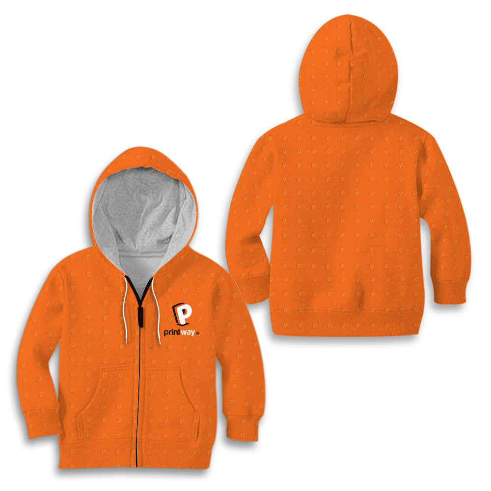 AOP Kid Zip Hoodie