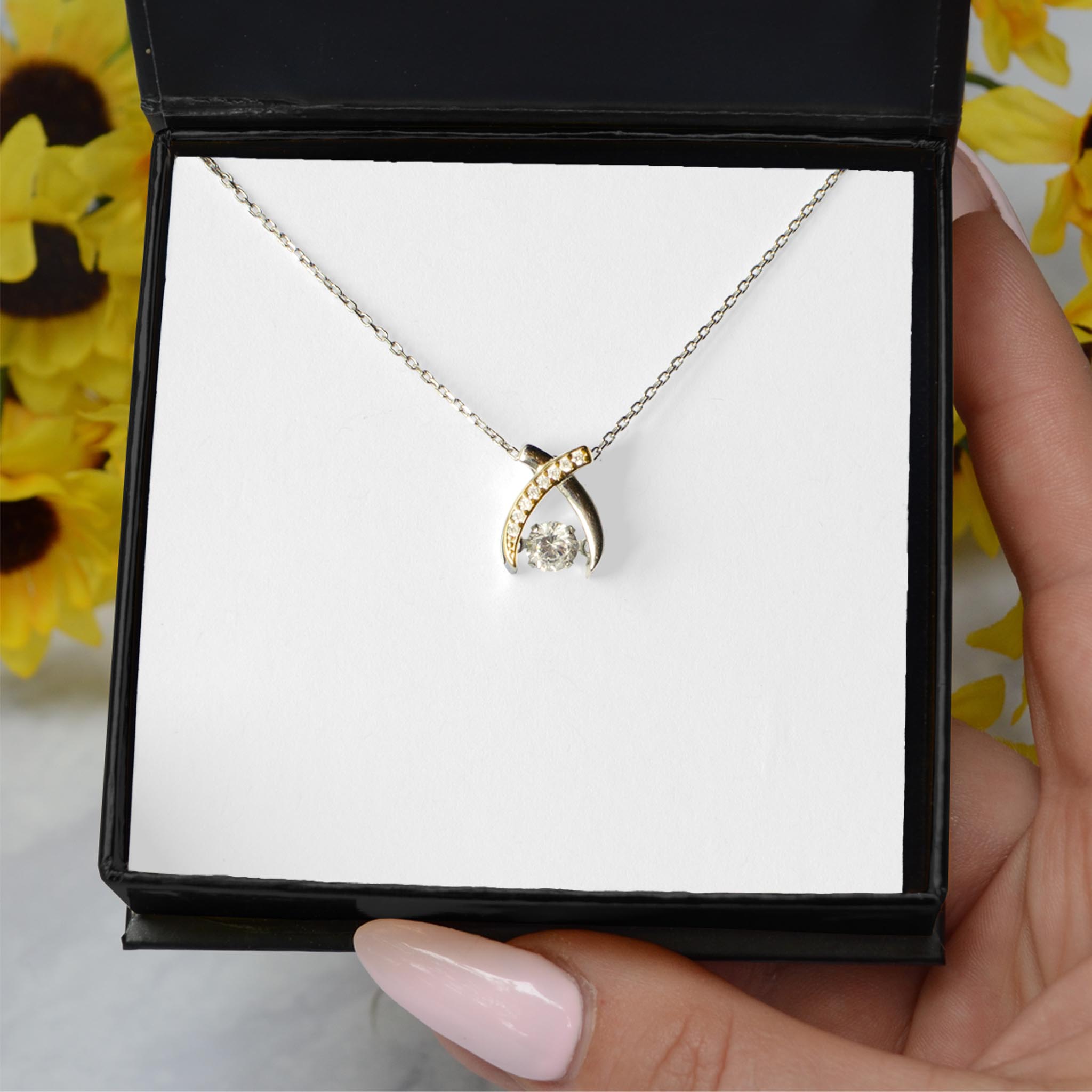 Wishbone Dancing Necklace