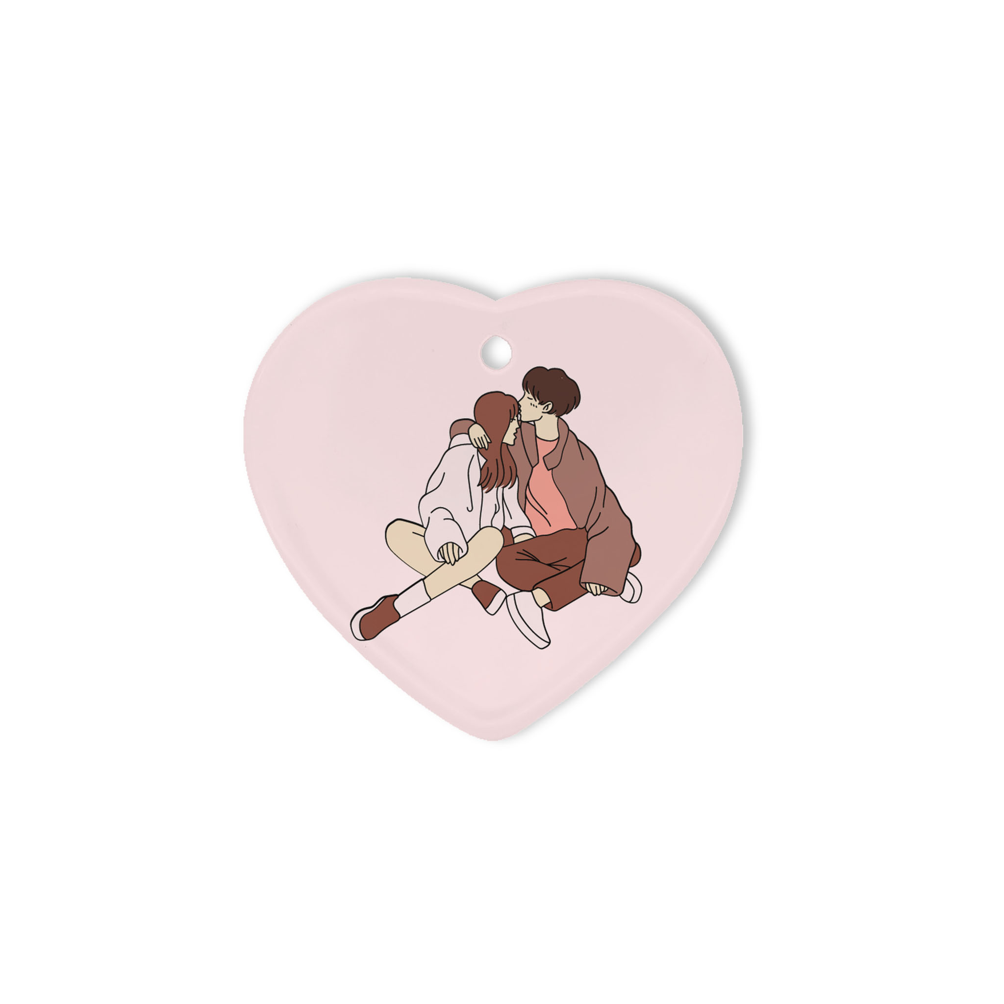 Heart Ceramic Ornament