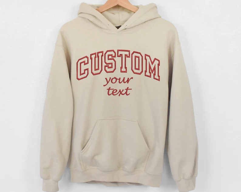 Embroidered Unisex Hoodie
