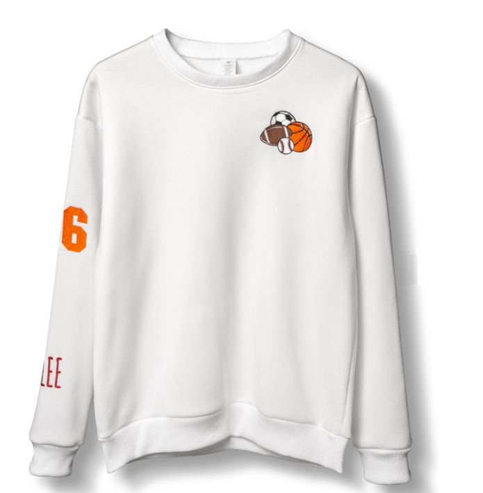 Embroidered Unisex Sweatshirt